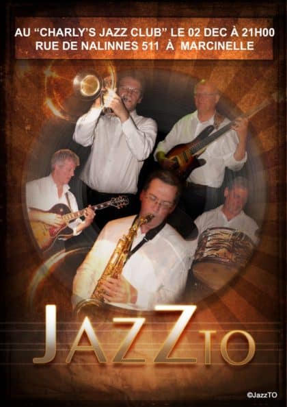 JazzTO au Charlys Jazz Club le 2 décembre 2017