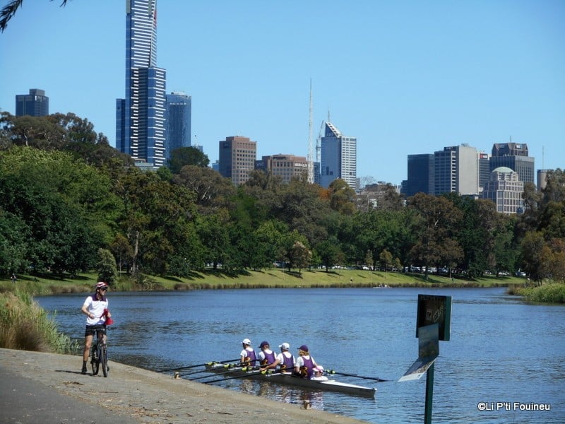 Rivière Yarra à Melbourne
