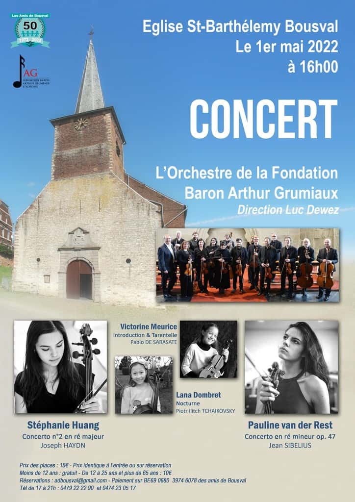 Concert Église de Bousvcal