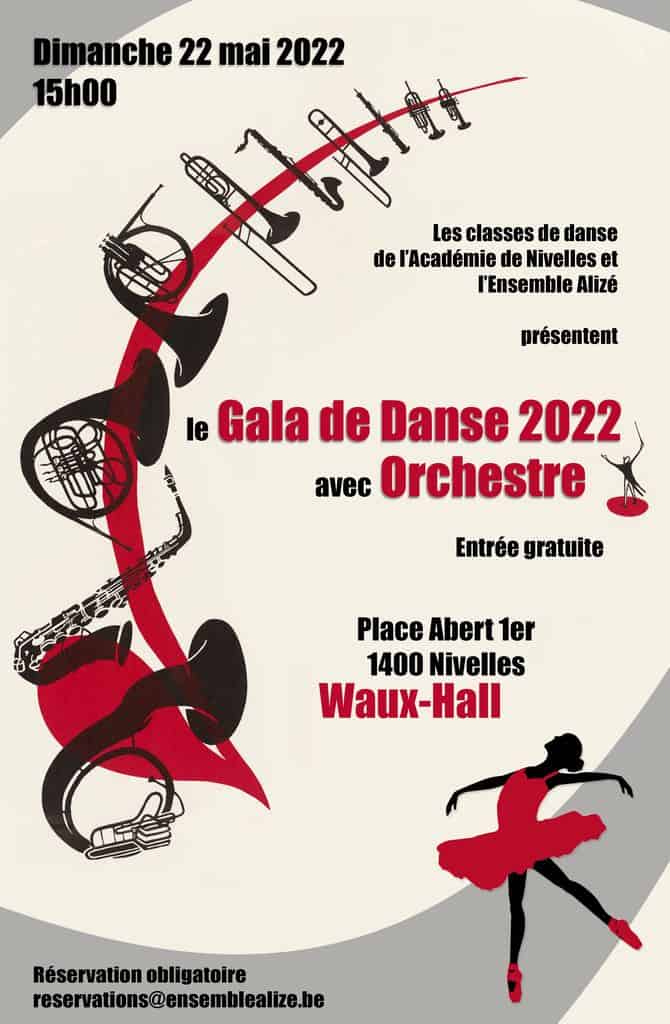 Affiche gala de danse