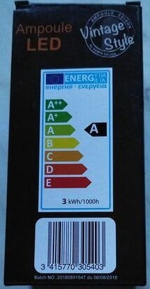 étiquette énergie A