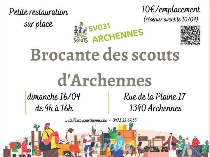 Brocante des Scouts d'Archennes