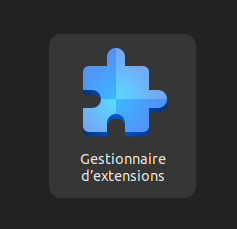 Icône du Gestionnaire d'Extensions pour Gnome