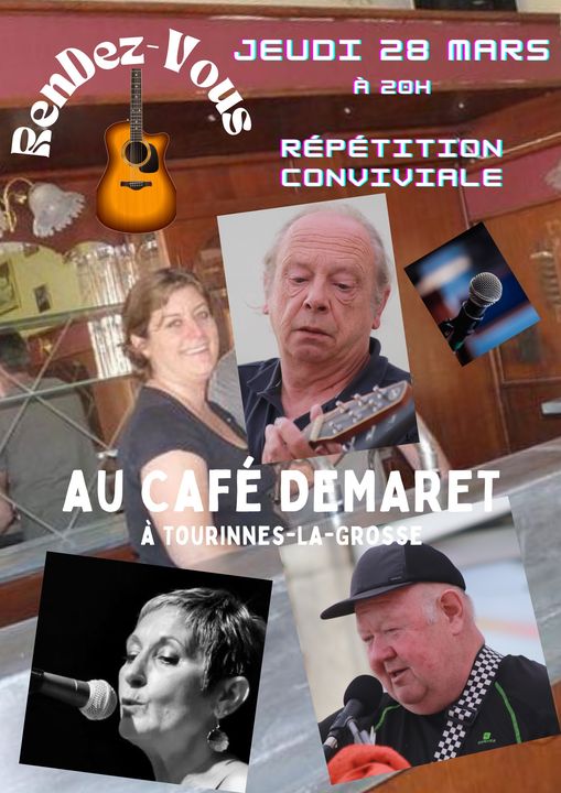 RenDez-Vous - Répétition Conviviales le 28 mars à 20h @ Café Demaret
