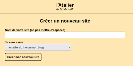 Nouveau site